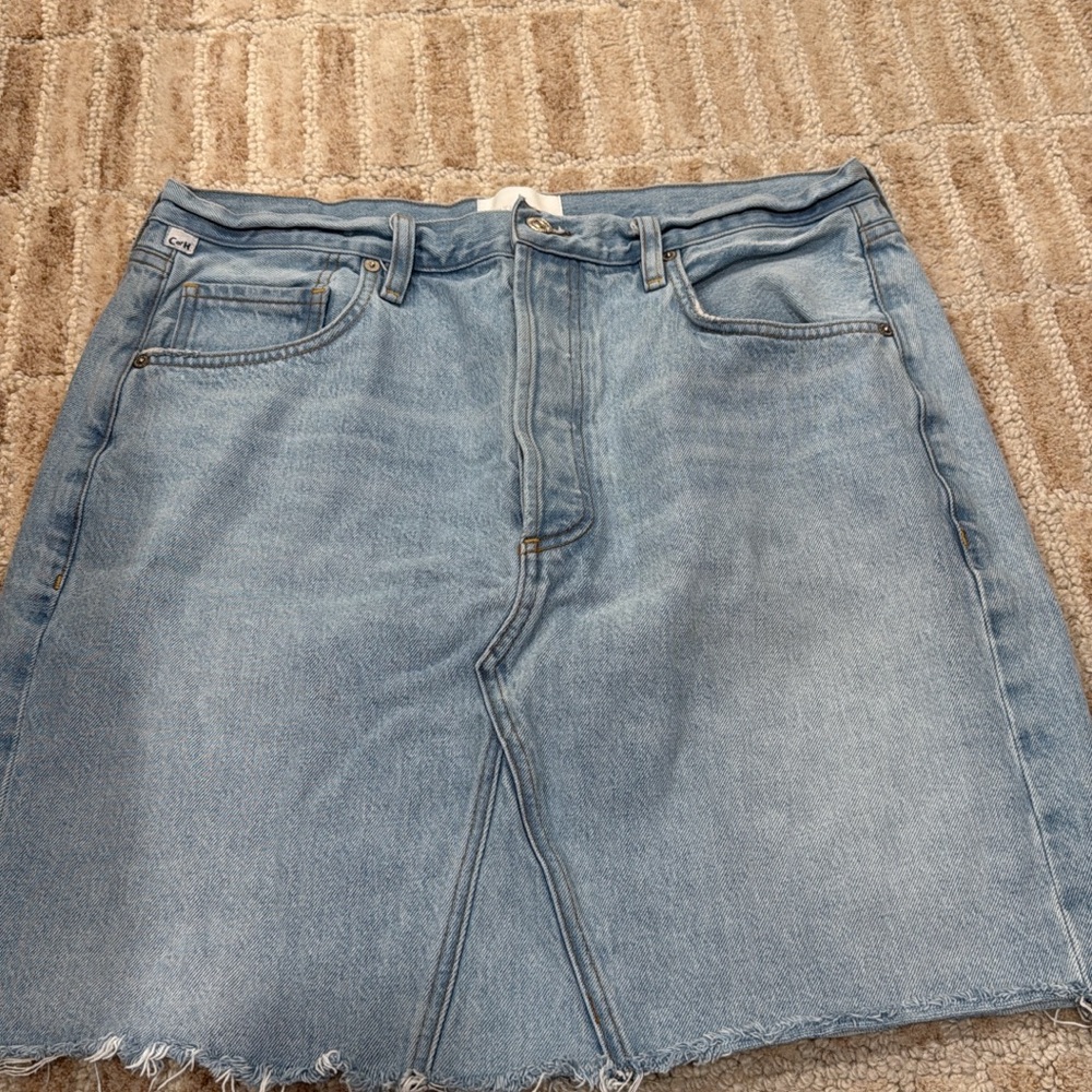 Citizens of Humanity Denim Skirt.